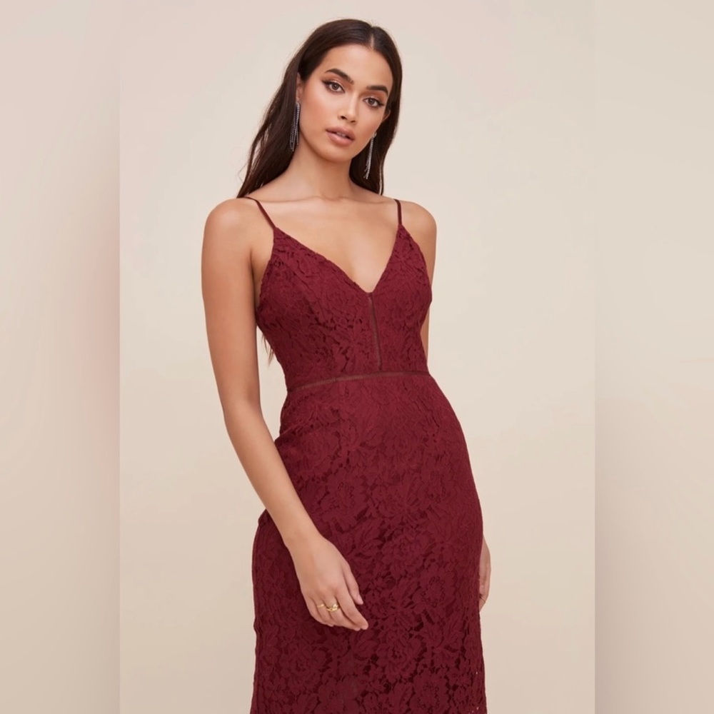 NWT ASTR Latice Inset Lace Dress - Size XL